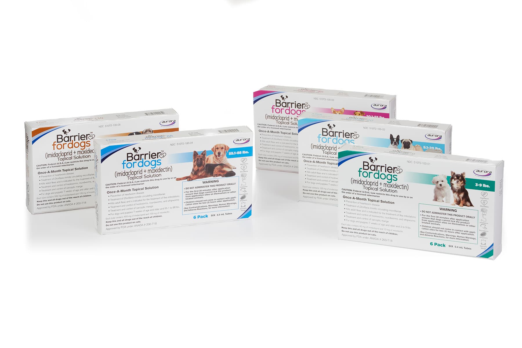 BARRIER® for Dogs (imidacloprid + moxidectin)
